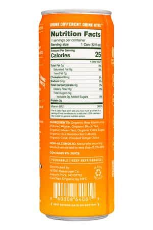 Nitro Beverage Co: NitroBevCo-12oz-2022-NitroBuch-Ginger-Facts
