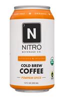Nitro Beverage Co: NitroBevCo-12oz-ColdBrew-PumpkinSpice-Front