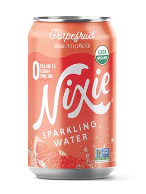Nixie Sparkling Water: Nixie-12oz-2021-SparklingWater-Grapefruit