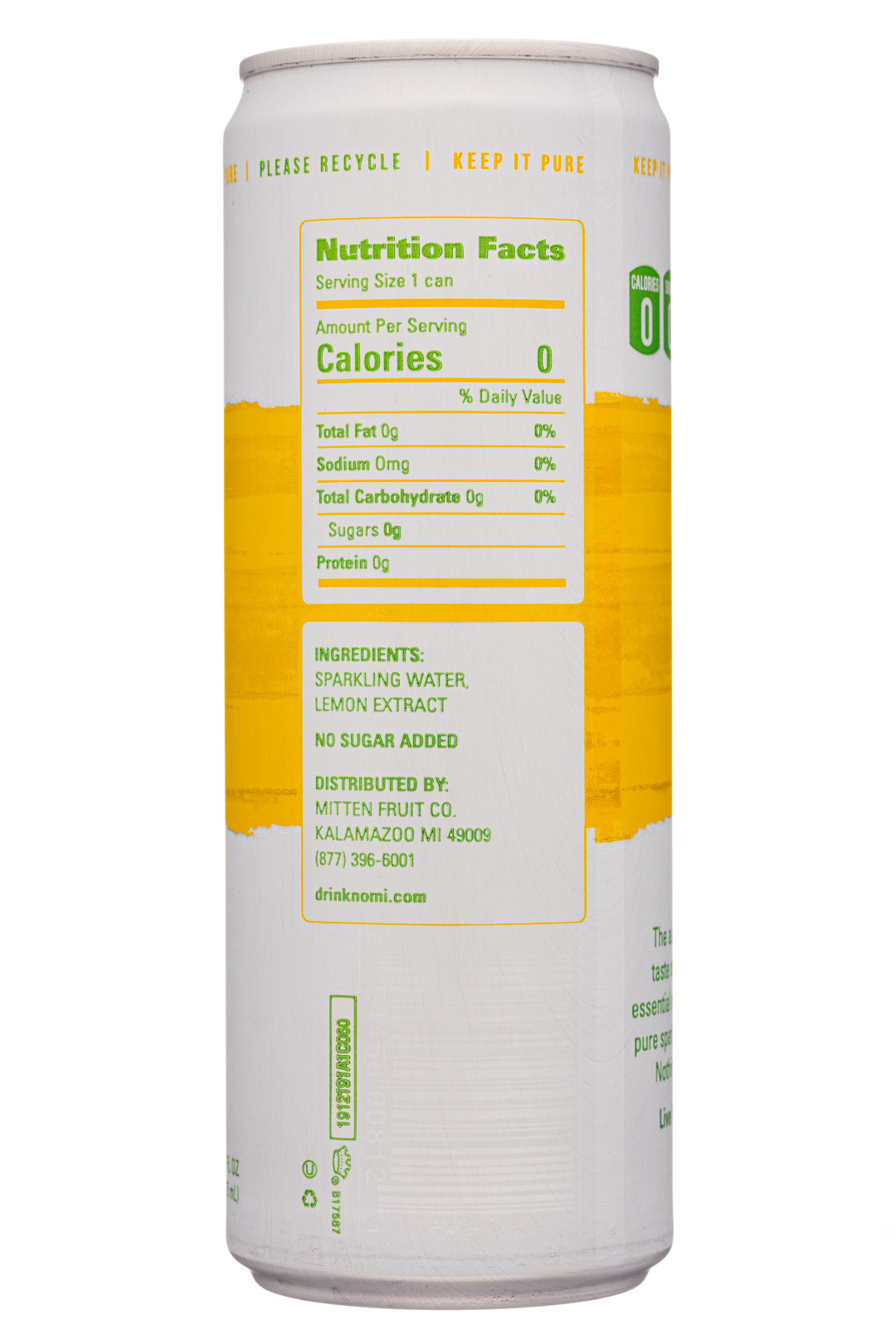 NoMI: Nomi-12oz-2020-SparklingWater-Lemon-Facts