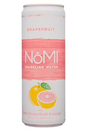 NoMI: Nomi-12oz-2020-SparklingWater-Grapefruit-Front