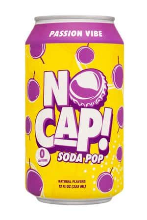 No Cap! Soda Pop: NoCap-12oz-2024-Soda-PassionVibe-Front