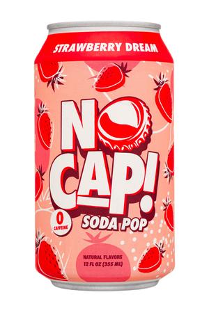 No Cap! Soda Pop: NoCap-12oz-2024-Soda-StrawbDream-Front