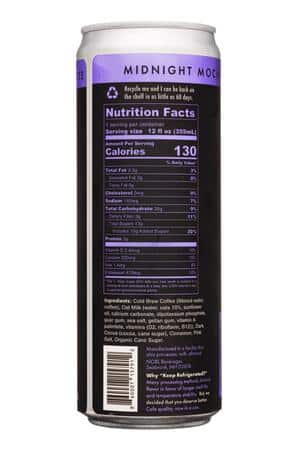 NOBL Beverages: Nobl-12oz-2023-MidnightMochaLatte-Facts