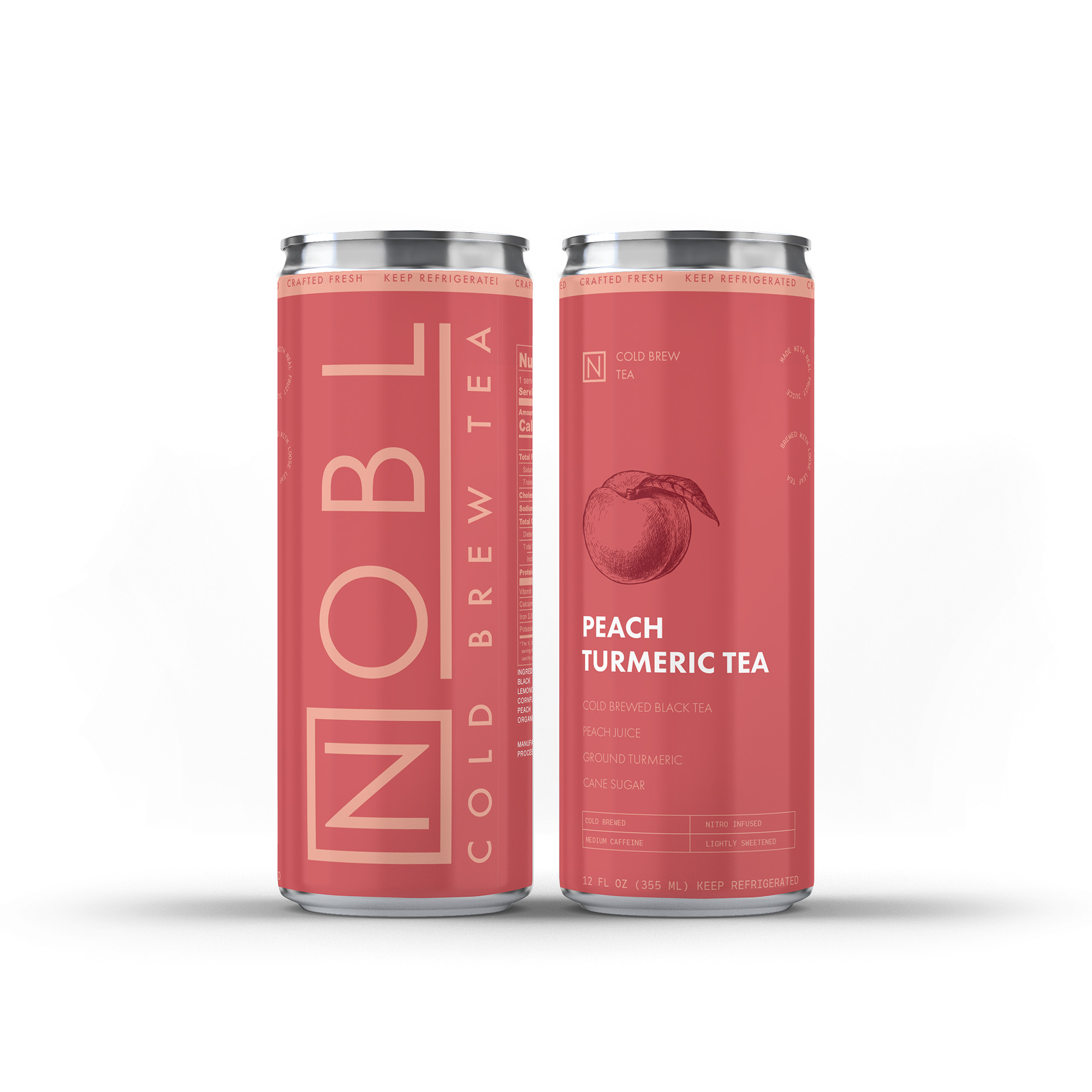 NOBL Beverages: Photo of Peach Turmeric Tea - NOBL Beverages (uploaded by company)
