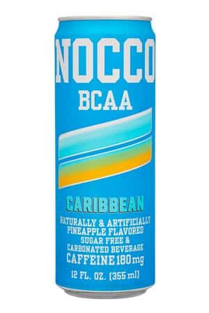 Nocco - No Carbs Company: Nocco-12oz-2025-Caffeine-Caribbean-Front