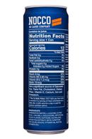 Nocco - No Carbs Company: Nocco-12oz-BCAA-Peach-Facts