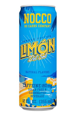 Nocco - No Carbs Company: Nocco-12oz-2021-LimonDelSol-Front