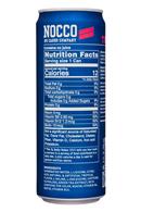 Nocco - No Carbs Company: Nocco-12oz-BCAA-Tropical-Facts