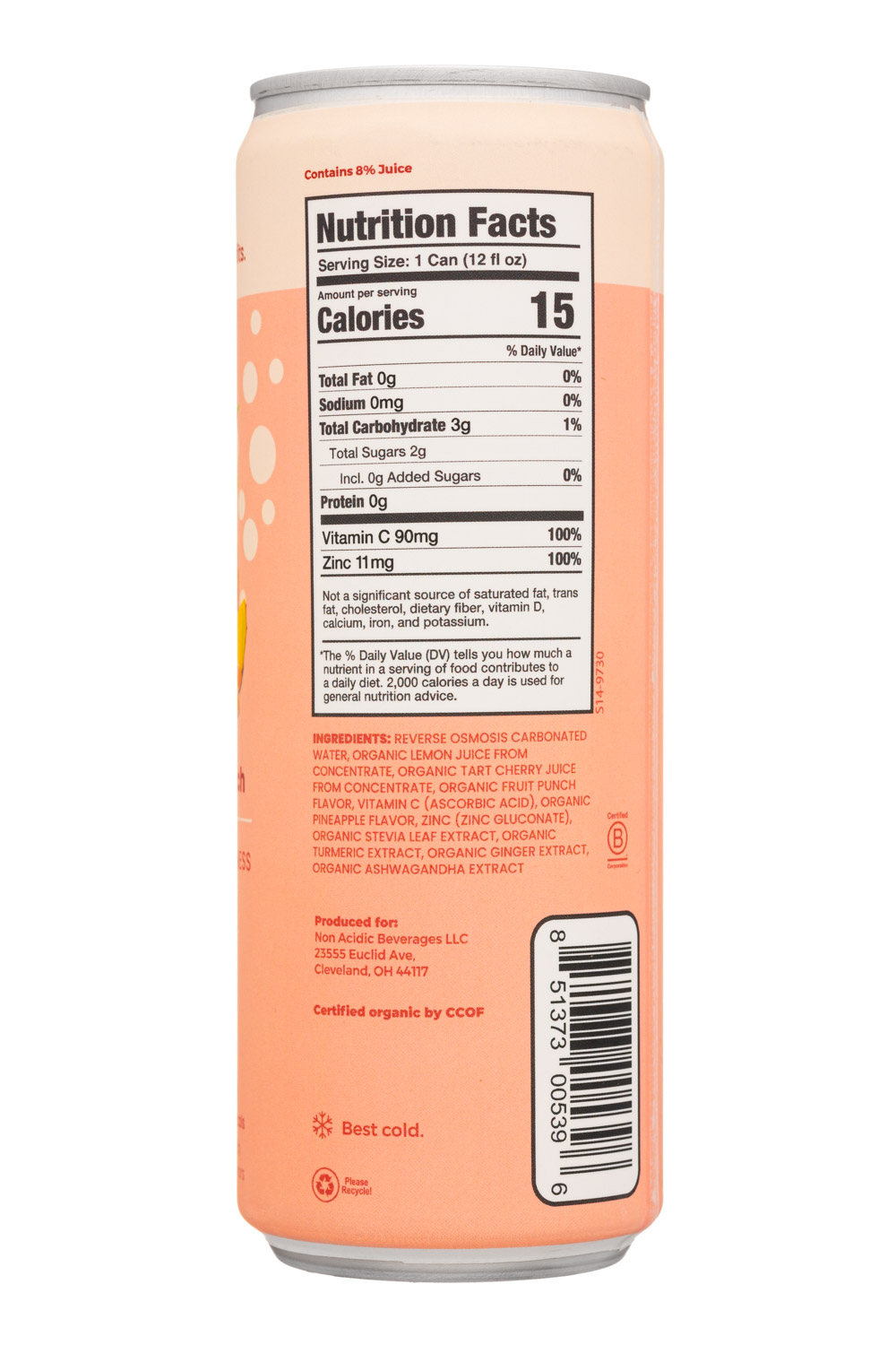 Nooma: Nooma-12oz-2024-WellnessSoda-FruitPunch-Facts