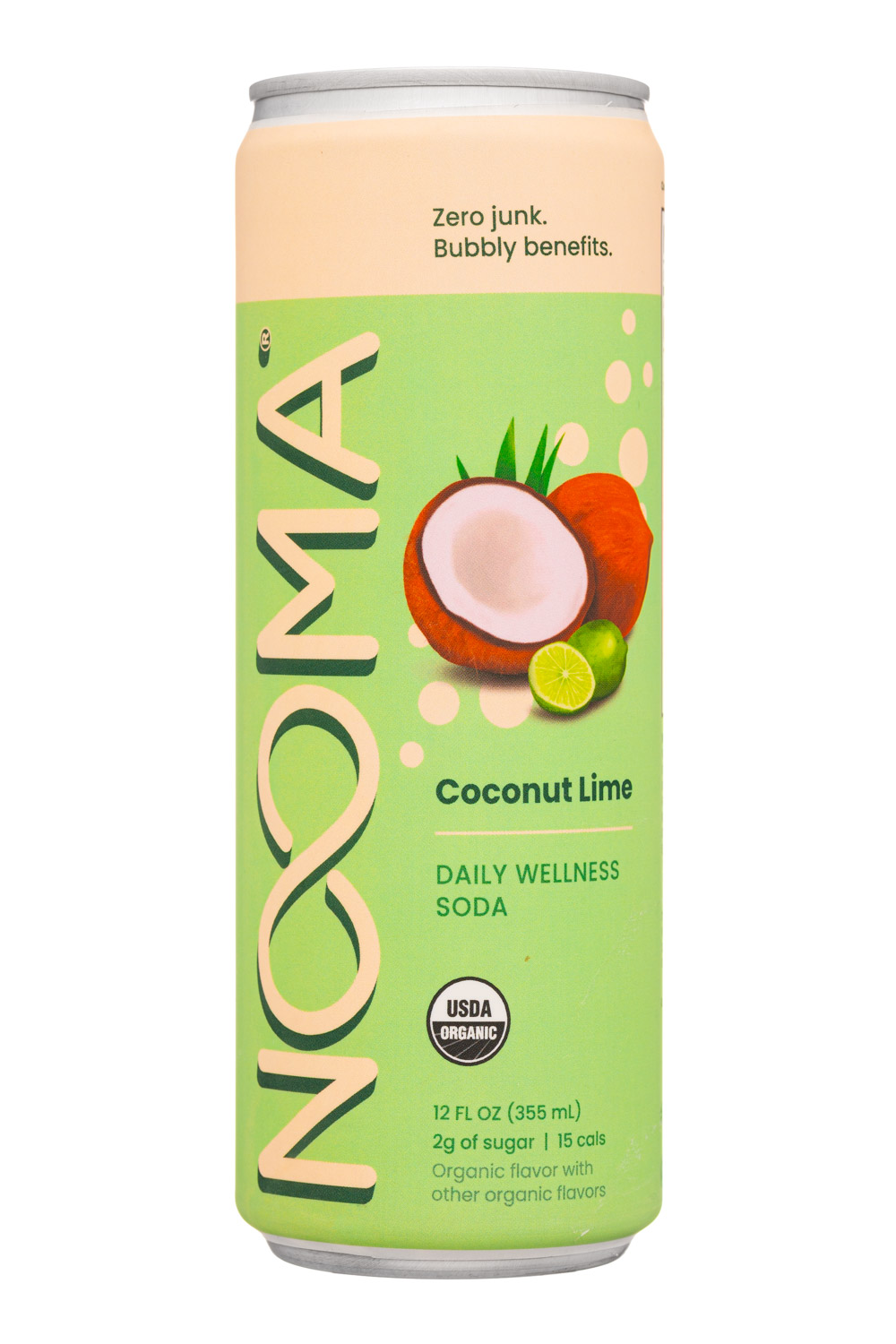 Nooma: Nooma-12oz-2024-WellnessSoda-CoconutLime-Front