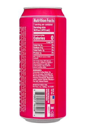 Not Beer: NotBeer-16oz-2025-Sparkling-BlachCherry-Facts