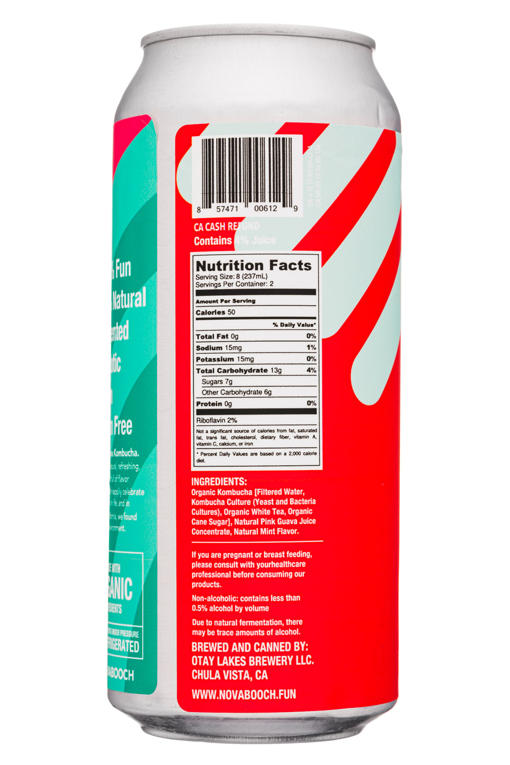 Nova: Nova-16oz-2021-FunBucha-GuavaMint-Facts