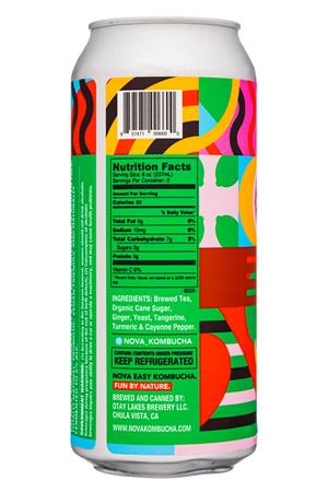 Nova: Nova-16oz-2021-EasyBucha-TangerineTurmeric-Facts