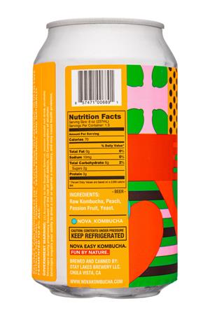 Nova: Nova-12oz-2021-EasyBucha-PeachPassion-Facts