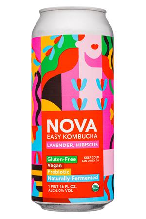 Nova: Nova-16oz-2021-EasyBucha-LavenderHibiscus-Front