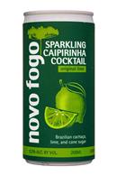 Novo Fogo: NovoFogo-200ml-SparklingCaipirinhaCocktail-OriginalLime