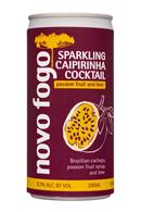 Novo Fogo: NovoFogo-200ml-SparklingCaipirinhaCocktail-PassionFruitLime