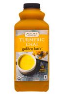 Numi Organic Tea: NumiTea-32oz-Latte-TurmericChai-Golden-Front