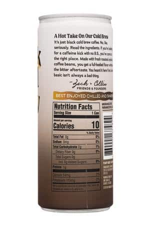 Nurange Coffee: Nurange-8oz-2023-ColdBrew-Black-Facts