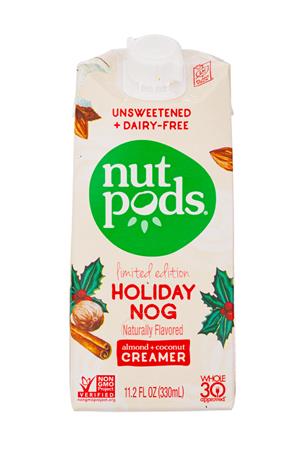 NutPods-11oz-2020-LimitedEditionCreamer-HolidayNog