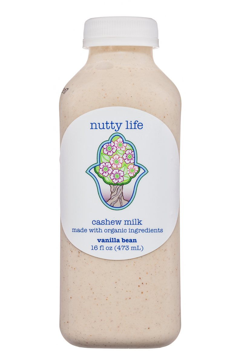 Nutty Life: NuttyLife-CashewMilk-16oz-Vanilla-Front