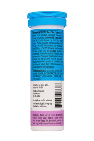 Nuun Hydration: Nuun-10Tab-2021-Sport-Grape-Facts