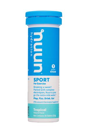 Nuun Hydration: Nuun-10Tab-2021-Sport-Tropical-Front