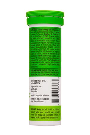 Nuun Hydration: Nuun-10Tab-2021-Vitamins-TangerineLime-Facts