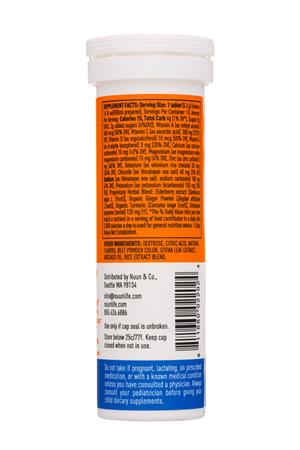 Nuun Hydration: Nuun-10Tab-2021-Immunity-BluebTangerine-Facts