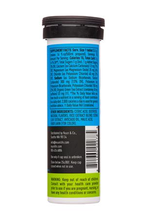 Nuun Hydration: Nuun-10Tab-2021-Sport-Caffeine-FreshLime-Facts