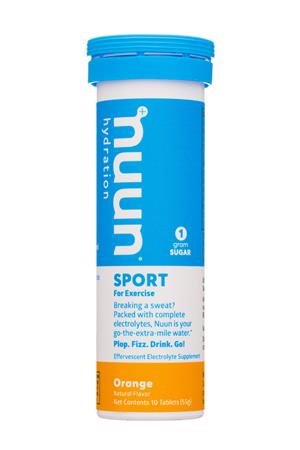 Nuun Hydration: Nuun-10Tab-2021-Sport-Orange-Front