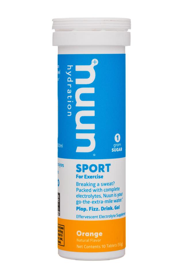 Nuun Sport: Nuun-55g-SportExercise-Orange-Front