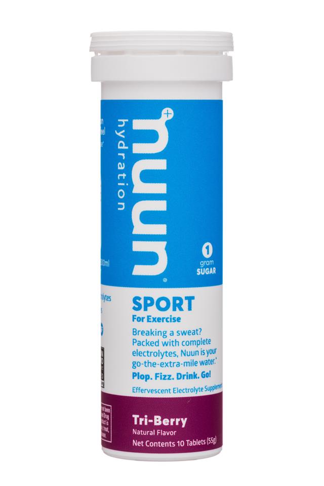 Nuun Sport: Nuun-55g-SportExercise-TriBerry-Front