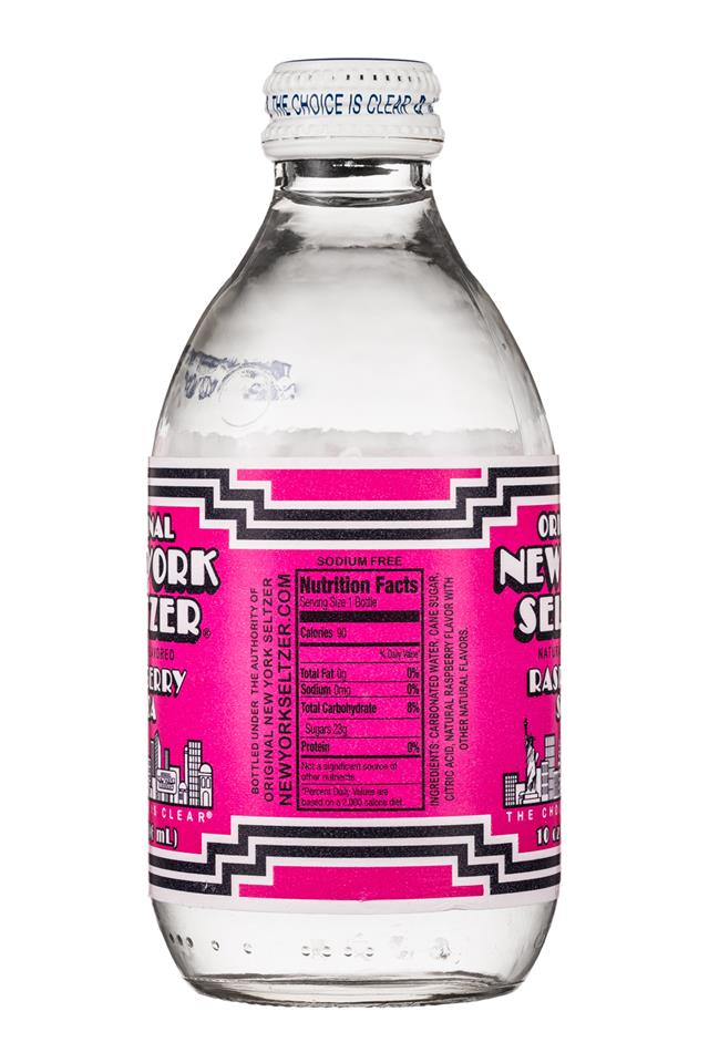 Original New York Seltzer: OriginalNYSeltzer-10oz-Raspberry-Facts