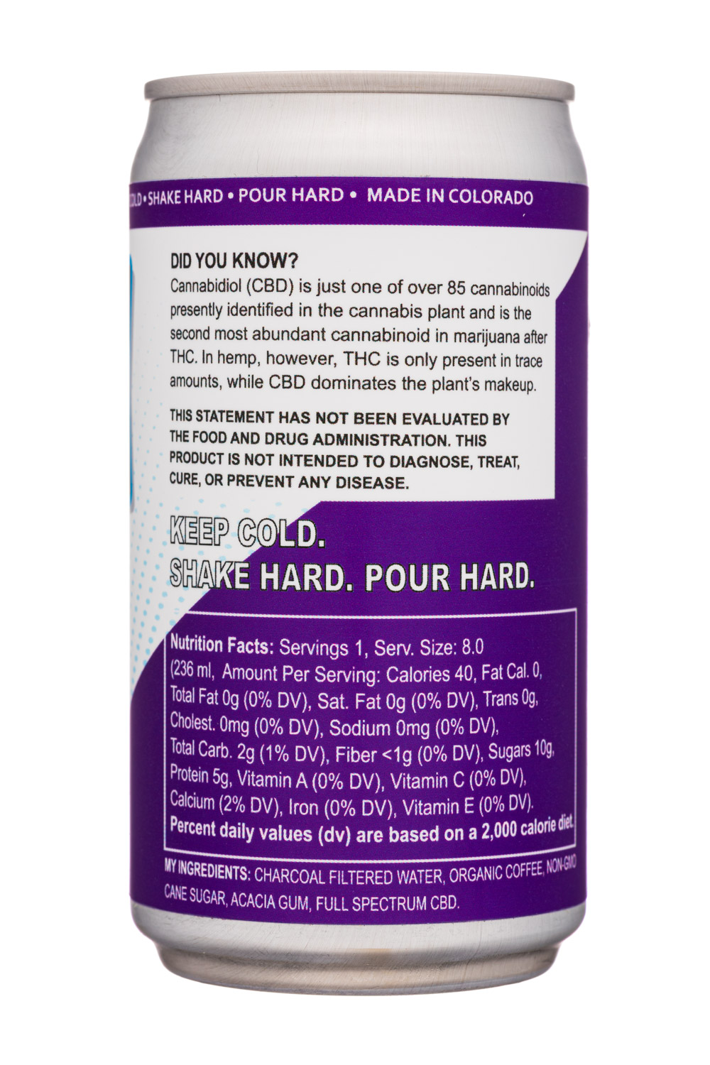 Nytro Jack: NytroJack-8oz-NitroCBDCoffee-Facts
