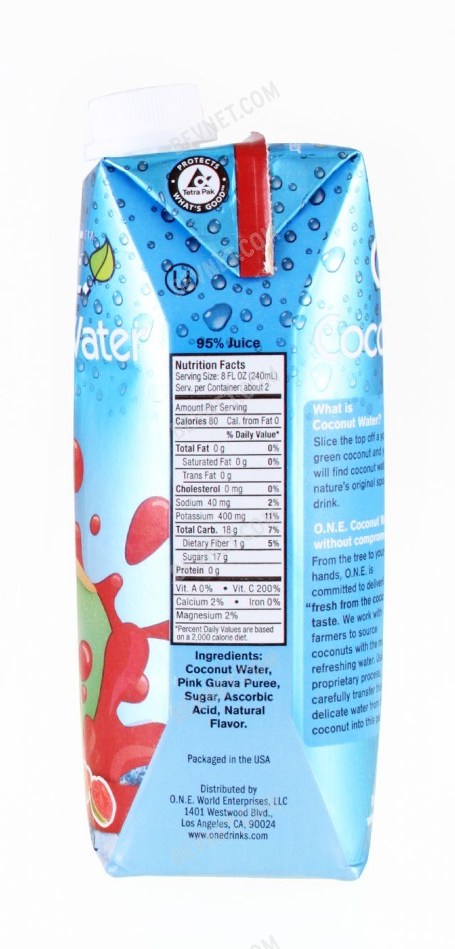 O.N.E. Coconut Water: 