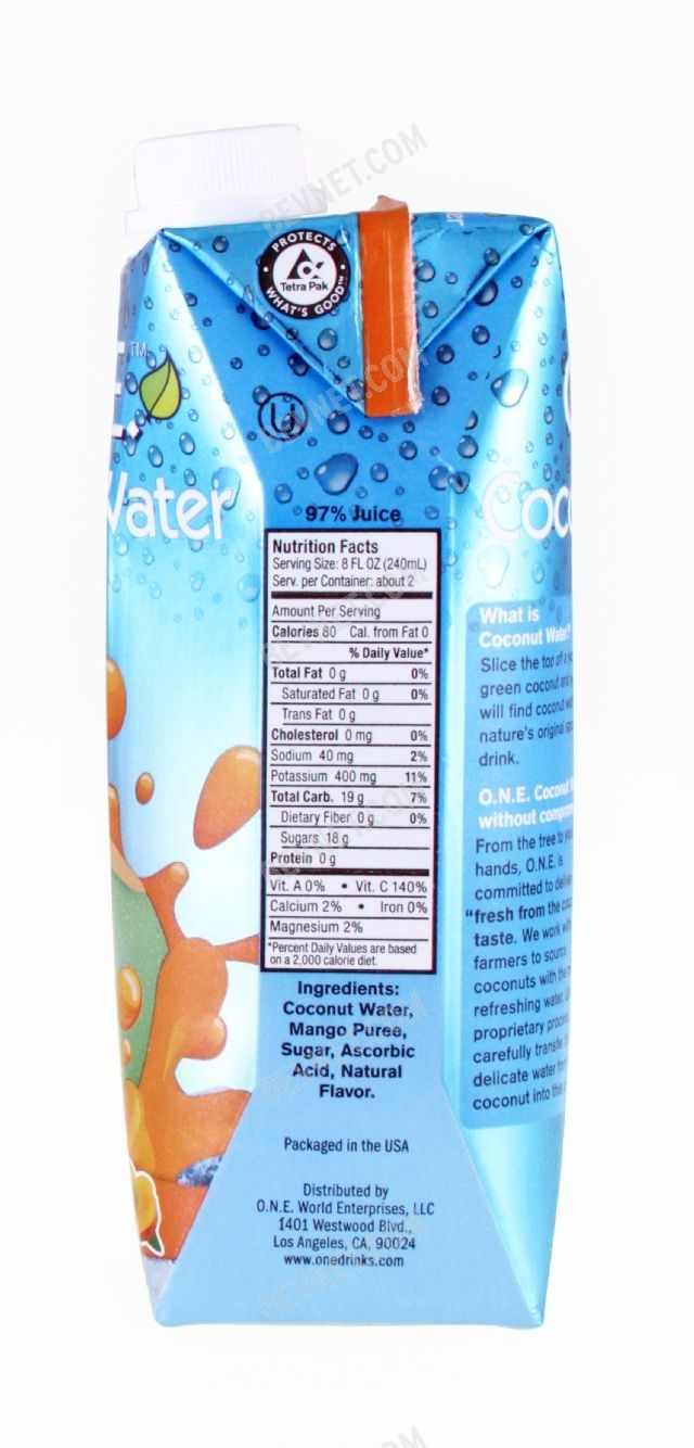 O.N.E. Coconut Water: 