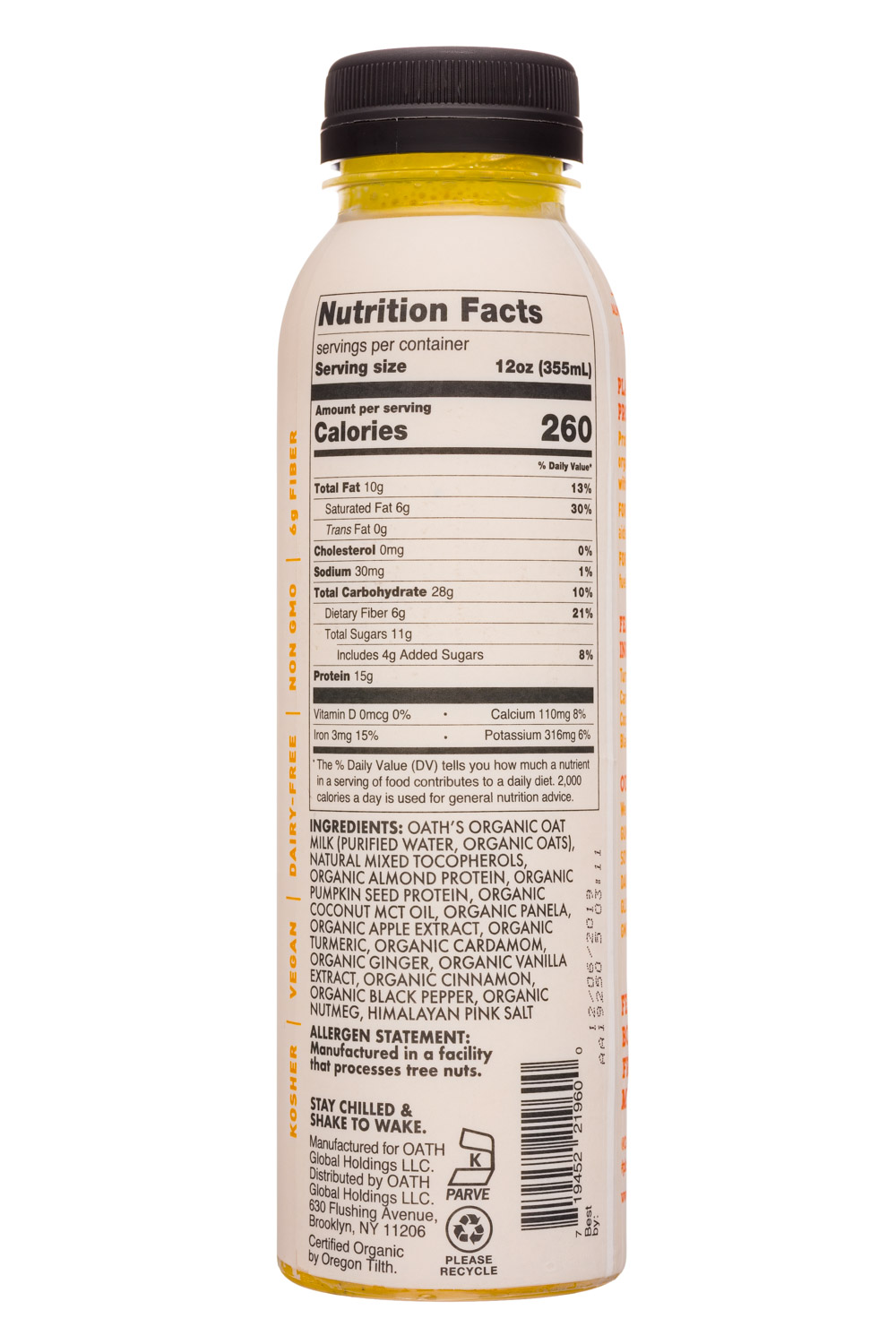 Oath: Oath-12oz-OatMilk-Protein-GoldenTurmeric-Facts
