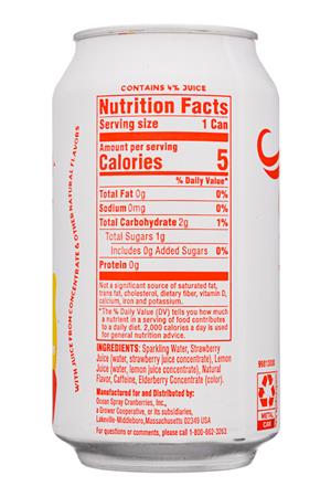 Ocean Spray Wave: OceanSpray-12oz-2021-Wave-50mgCaff-StrawbLemon-Facts