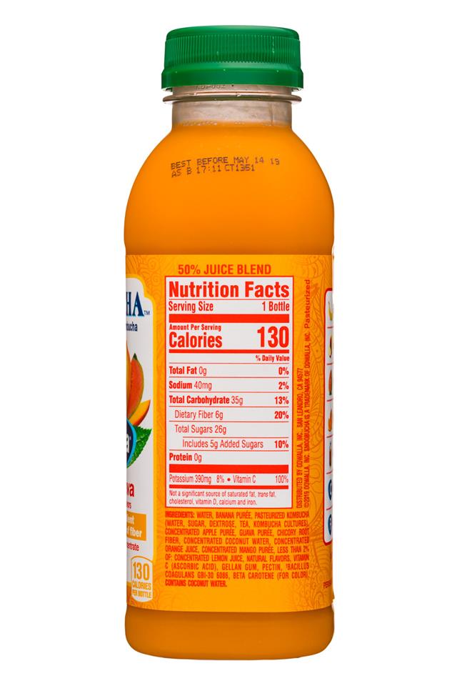 Odwalla - Smoobucha: Odwalla-15oz-Smoobucha-CitrusGuava-Facts