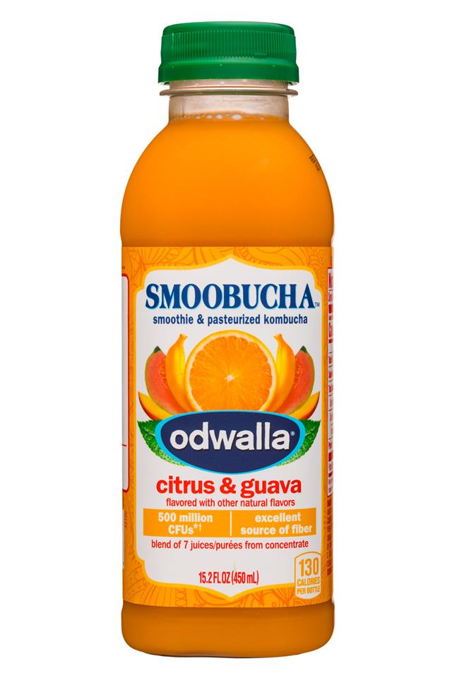 Odwalla - Smoobucha: Odwalla-15oz-Smoobucha-CitrusGuava-Front