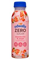 Odwalla Smoothies: Odwalla-12oz-ZeroSugarSmoothie-StrawbCream-Front