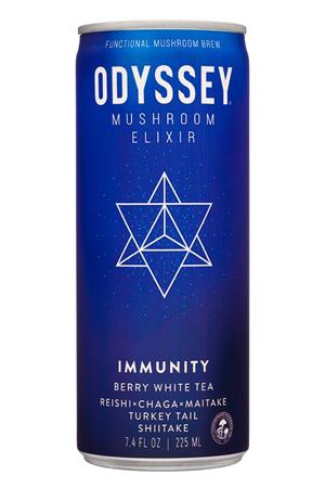 Odyssey Mushroom Elixir: Odyssey-7oz-2021-MushroomElixer-Immunity-Front