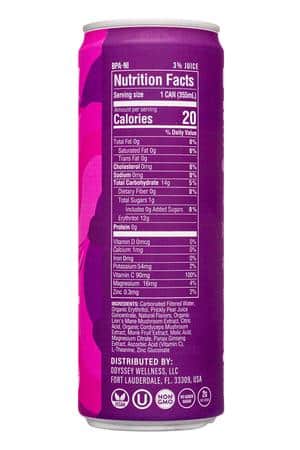 Odyssey Mushroom Elixir: Odyssey-12oz-2023-Revive-PricklyPear-Facts