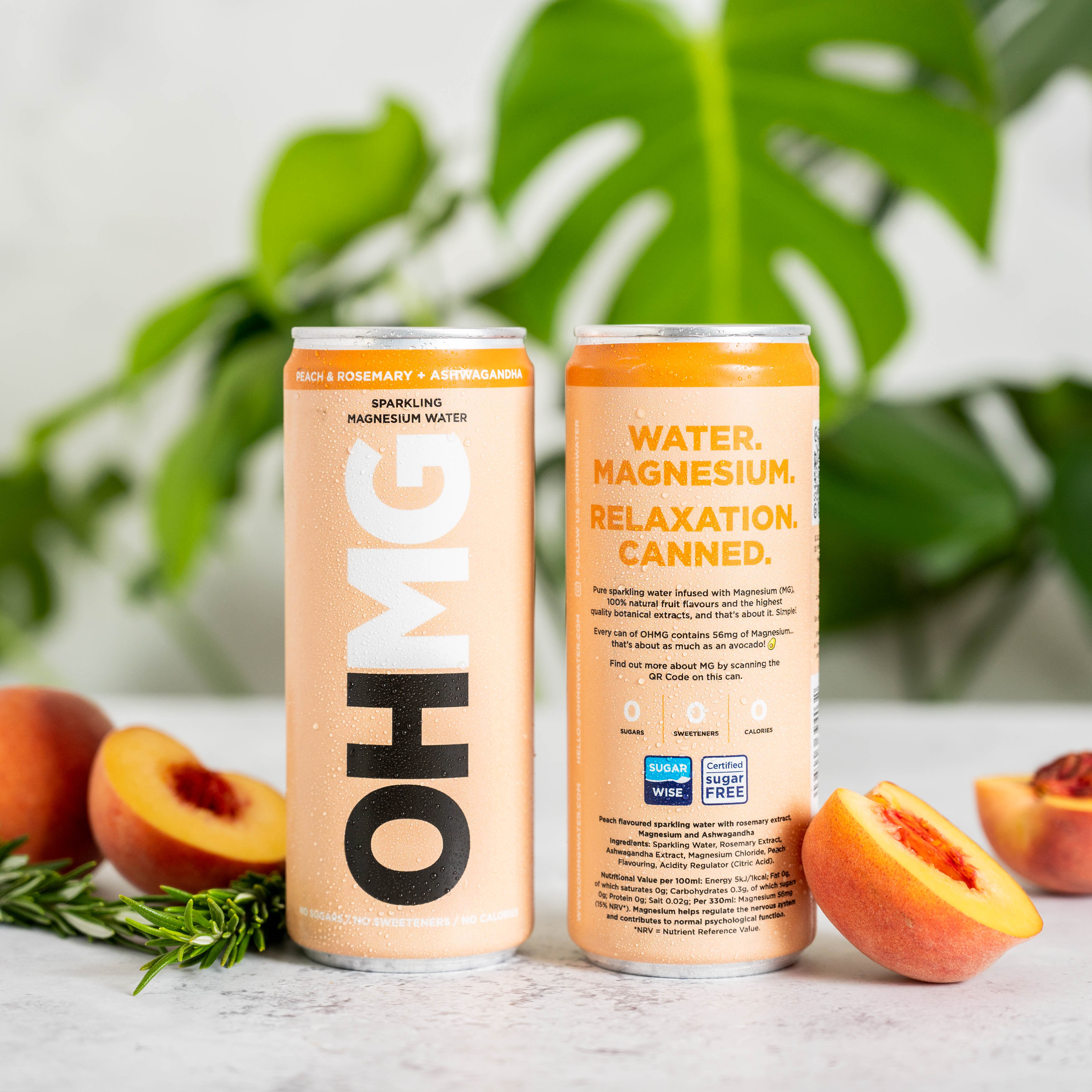 OHMG: Photo of PEACH & ROSEMARY + ASHWAGANDHA - OHMG (uploaded by company)