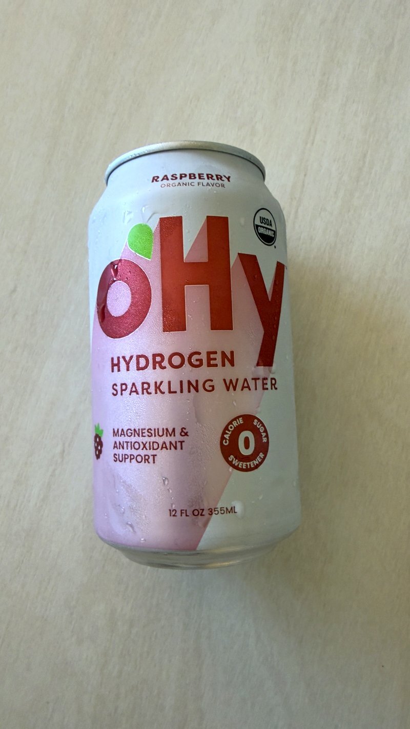 Raspberry Hydrogen Sparkling Water