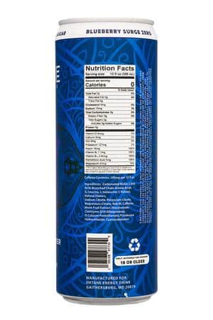 Oktane Energy Drink : Oktane-12oz-2025-BluebSurge-Facts