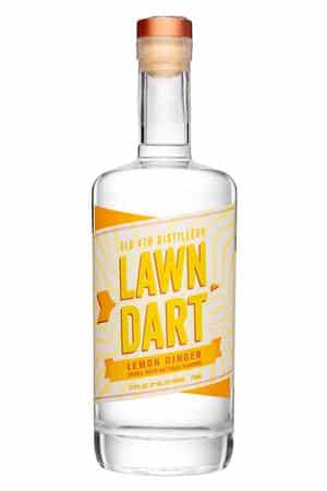 Old 4th Distillery: Old4thDistillery-750ml-2024-LawnDart-LemonGinger