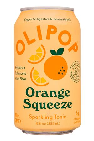 Olipop : Olipop-12oz-2020-SparkleTonic-OrangeSqueeze-Front